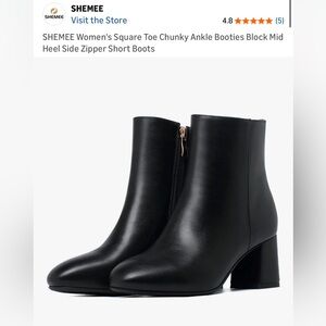 Women's Black Ankle Booties brand new